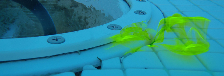 Le colorant traceur fluorescéine pour rechercher une fuite d'eau